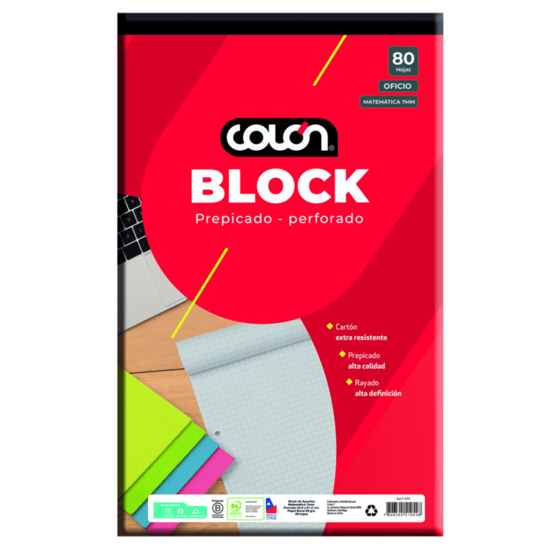 Block Prepicado Oficio Colon