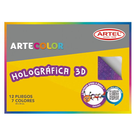 Bolson Cartulina Holografica Artel