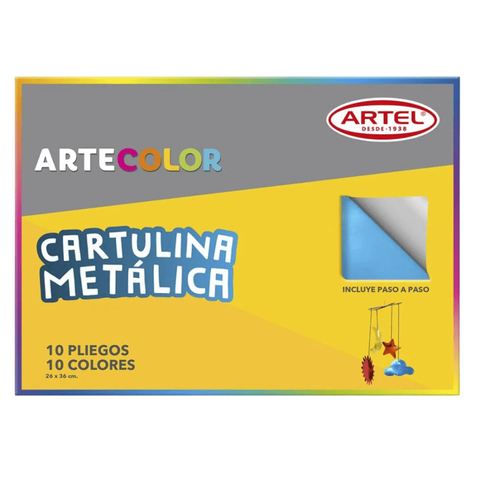 Bolson Cartulina Metalica Artel