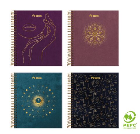 Cuaderno Velvet Medio Oficio Torre
