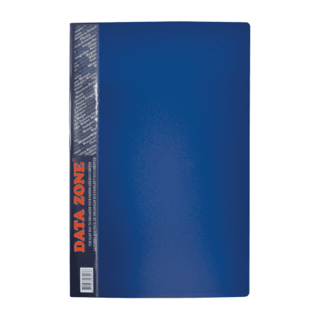 Carpeta con 40 Fundas Azul Oficio DataZone