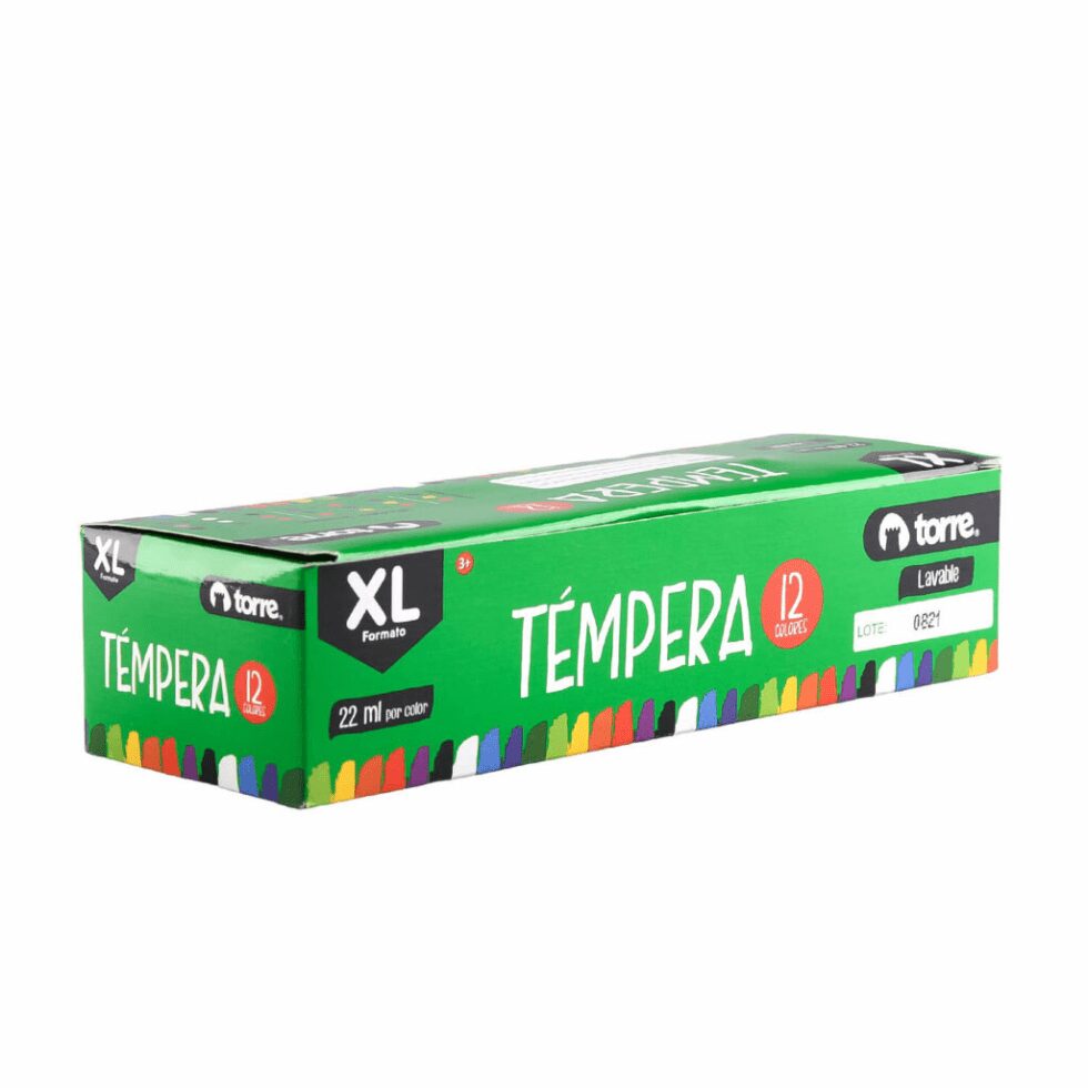 Tempera 12 colores Torre