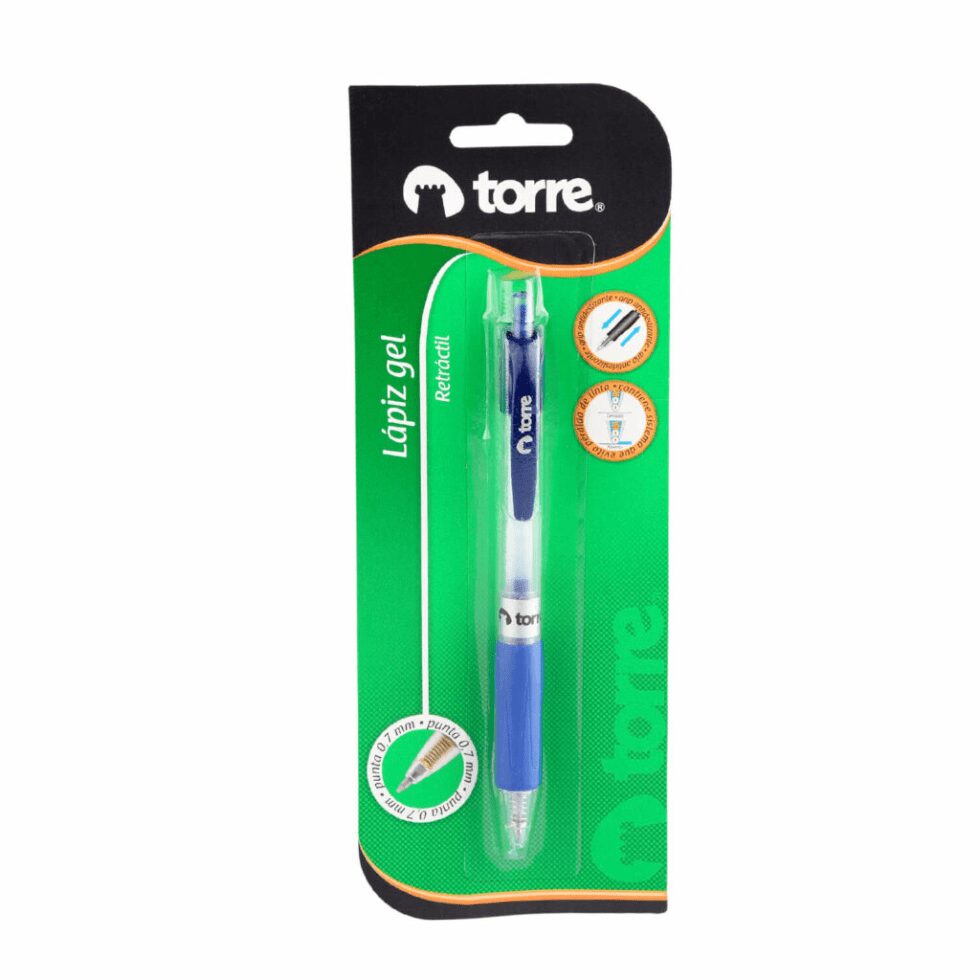 Lápiz Gel Retráctil 0.7mm Torre