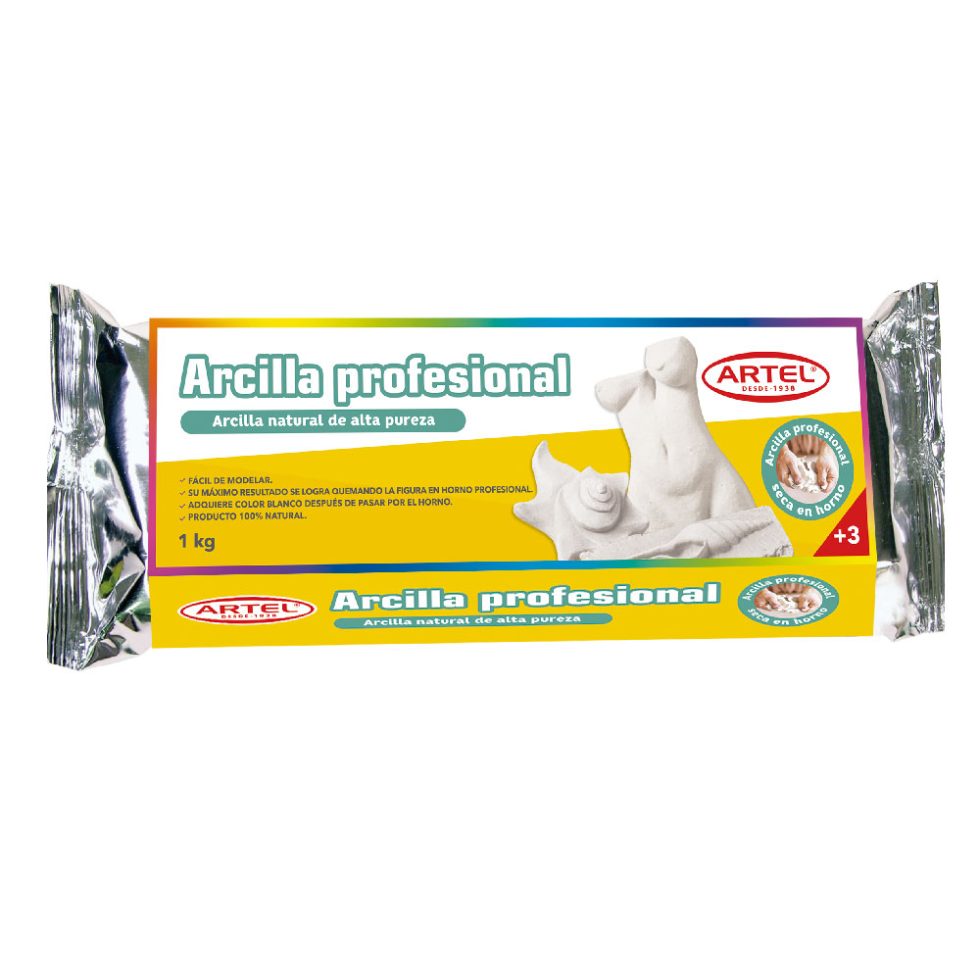 Arcilla profesional Artel 1 kg.