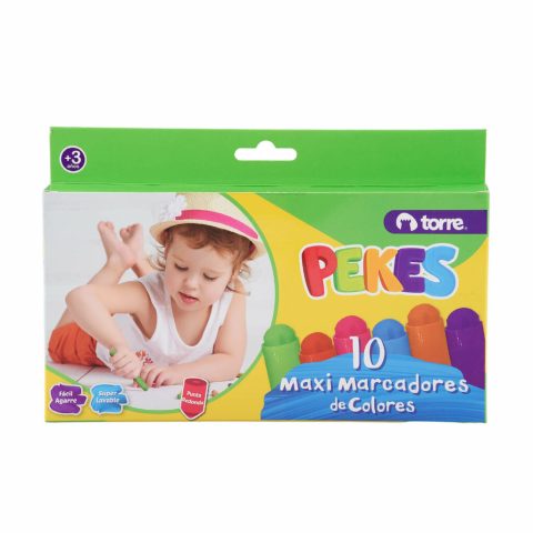Set 10 Maxi Marcadores Pekes Torre
