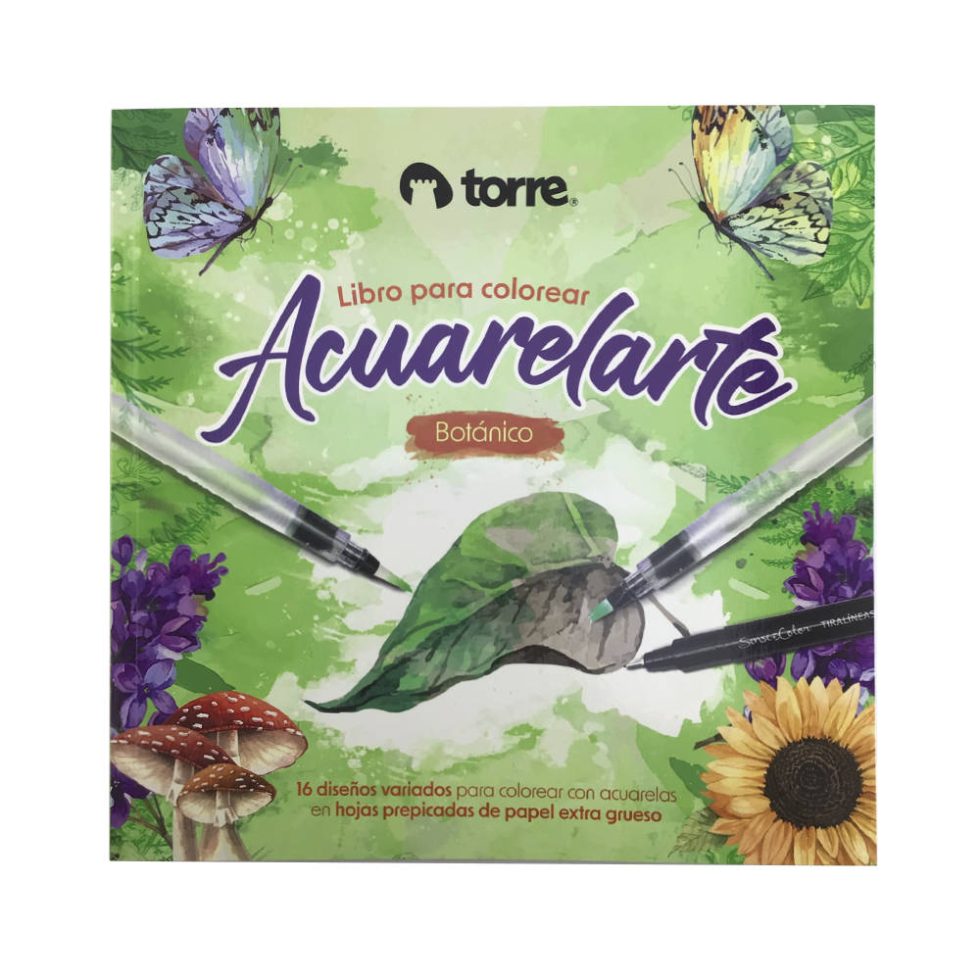 ACUARELARTE: Libro para colorear acuarelas - Imagen 3