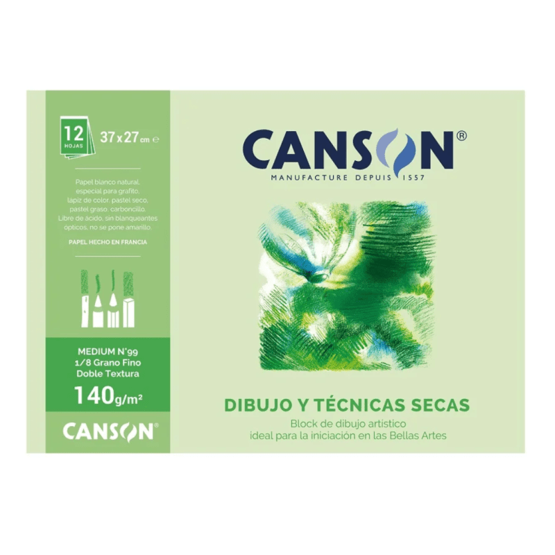 Block Dibujo Canson 140 gramos 1/8