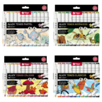 Set de 12 Marcadores doble punta ALLOY Filgo