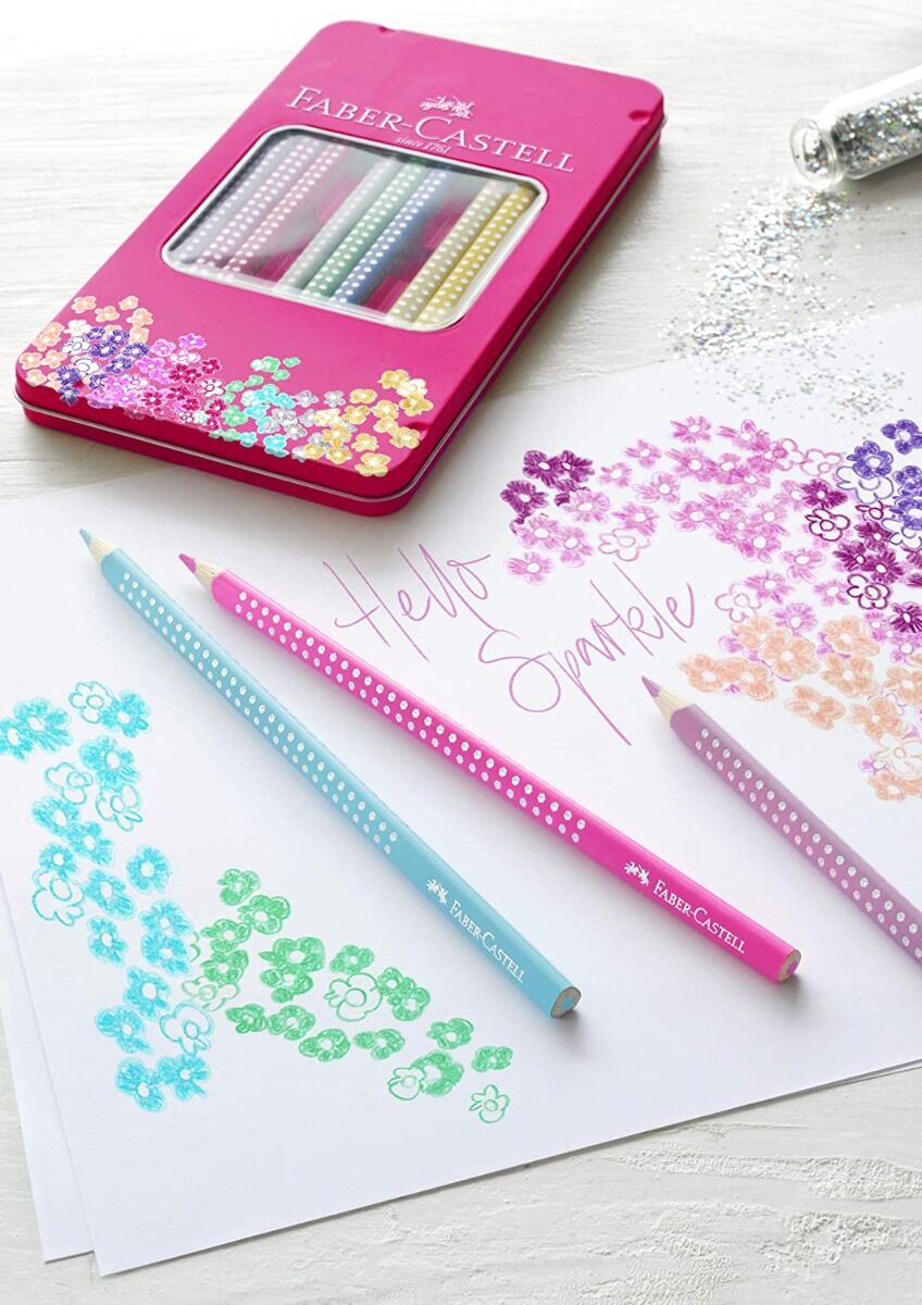 Set de 12 lápices de color Sparkle Faber Castell - Imagen 3