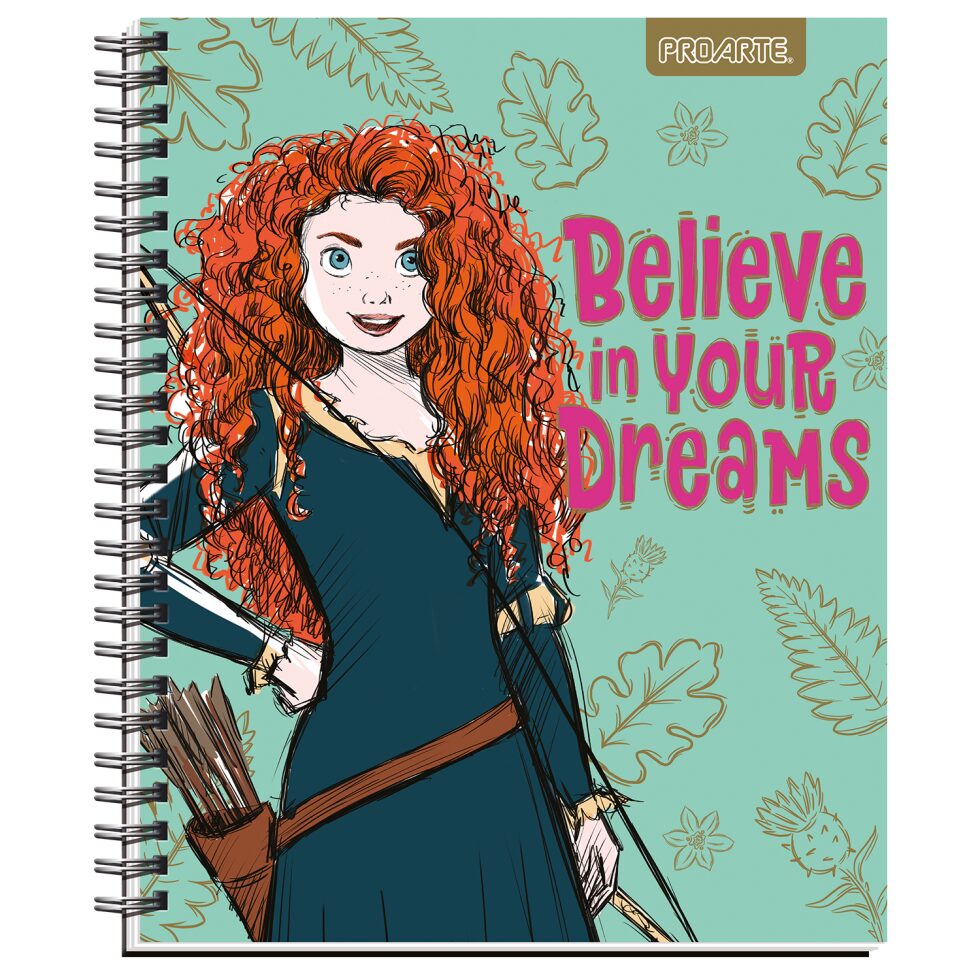 Cuaderno Universitario Princesas Proarte 100 Hjs. 7 mm. - Imagen 3