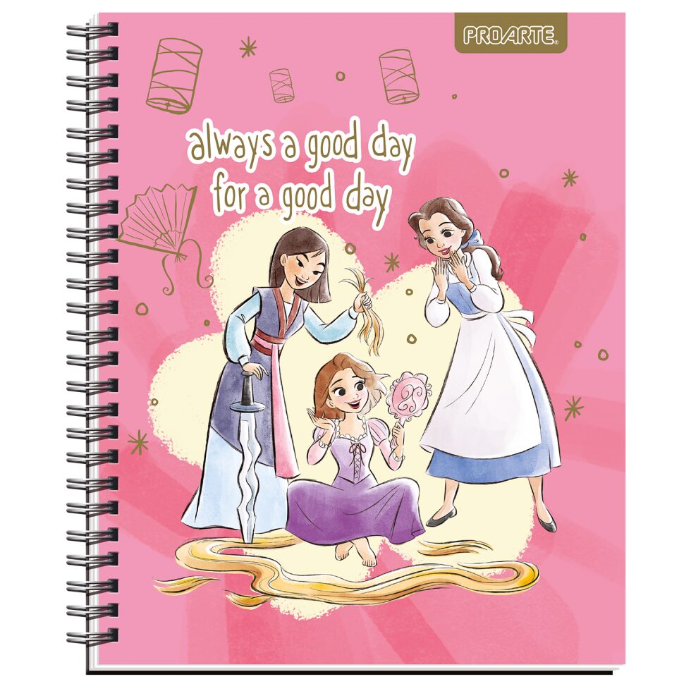 Cuaderno Universitario Princesas Proarte 100 Hjs. 7 mm. - Imagen 2