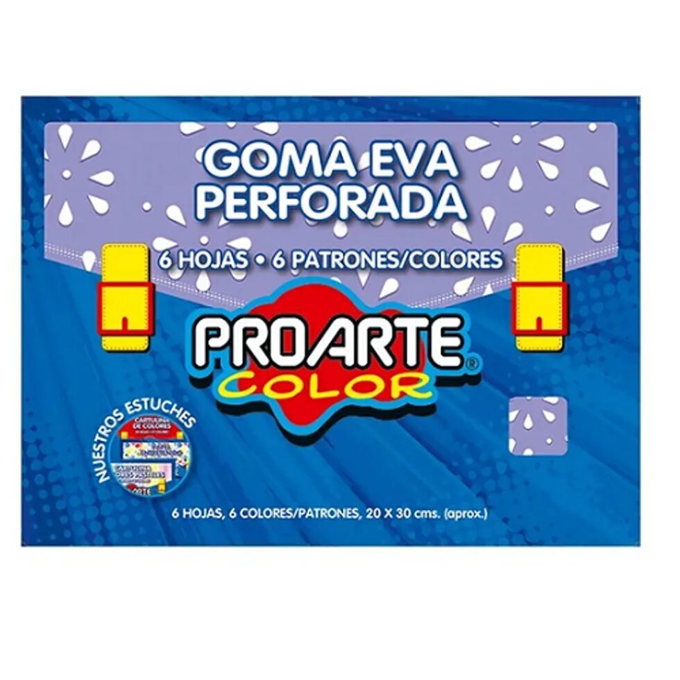 Bolson Goma Eva perforada Proarte