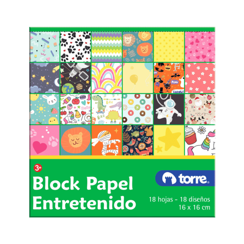 Block de Papel Entretenido 16x16 cms Torre