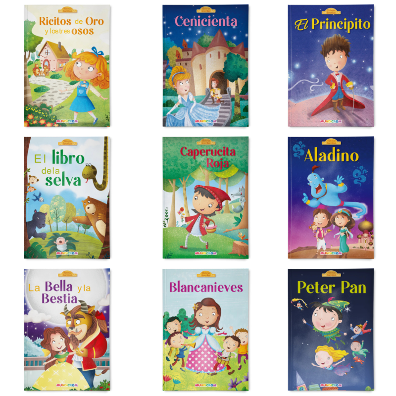 Colección Historias Favoritas Tapa y hojas duras Mundicrom