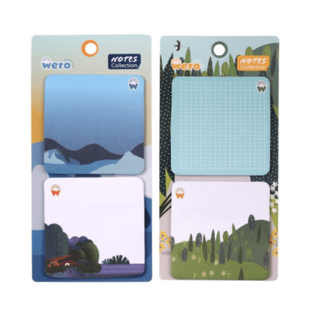 Set de 2 Notas Adhesivas Wero Forest/Sea Notes