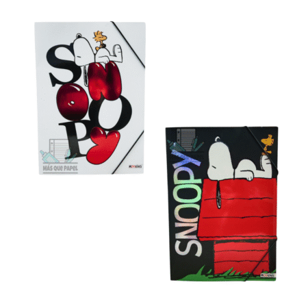 Carpeta con Elástico Snoopy Oficio Mooving