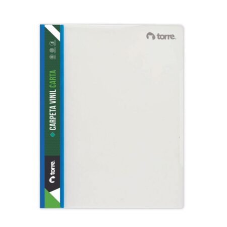 Carpeta Vinil Carta Azul Torre