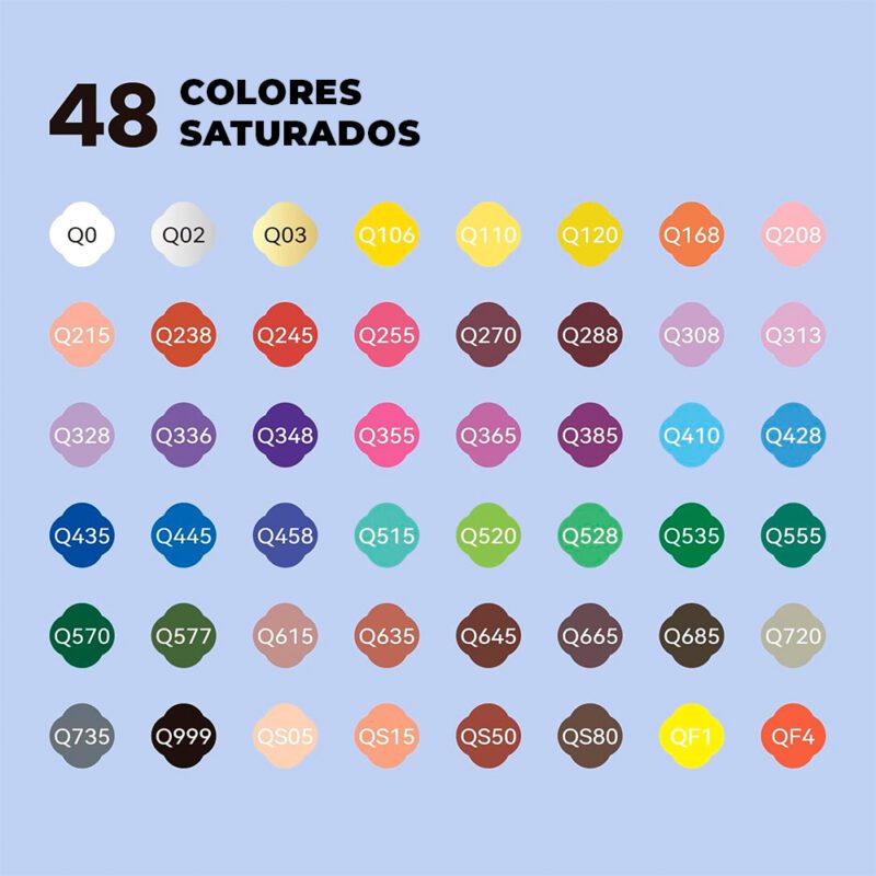 48 Marcadores Acrílicos Punta Redonda ARRTX - Imagen 5