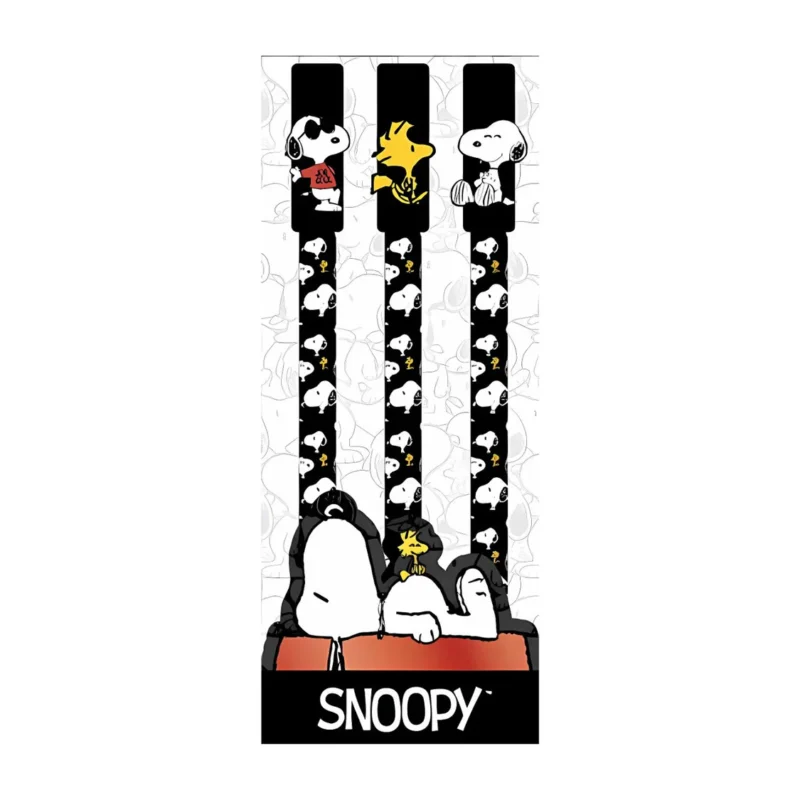 Set 3 Bolígrafos Roller Pasta Azul Snoopy Maw Mooving - Imagen 2