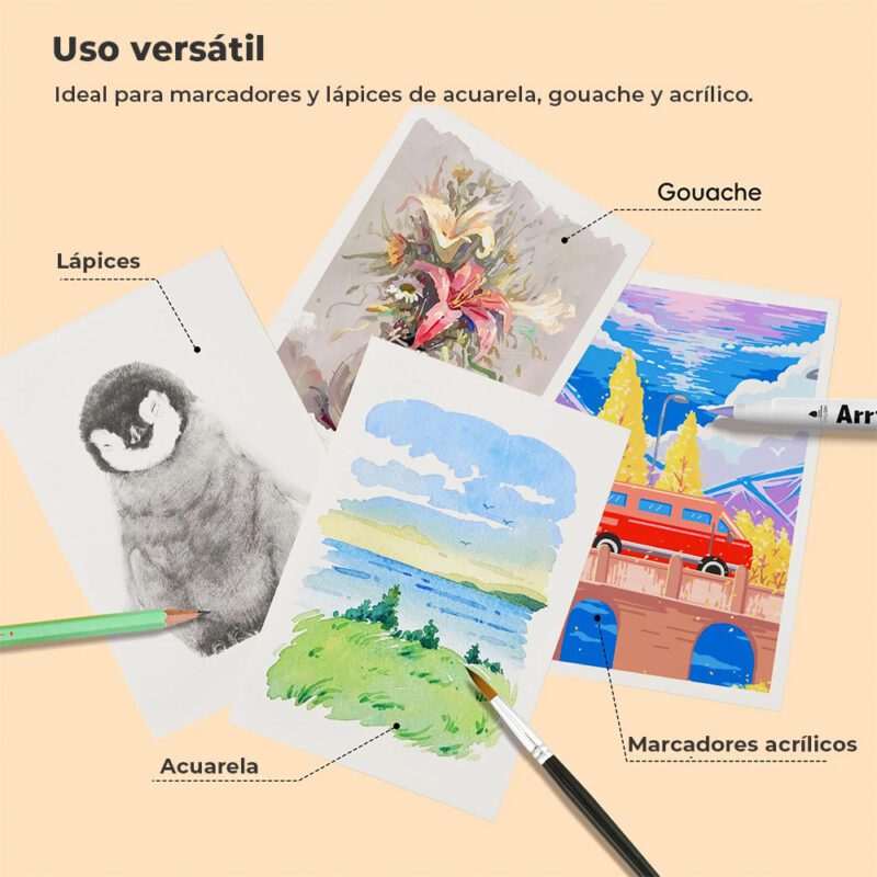 Cuaderno de Bocetos para Acuarela ARRTX - Imagen 2