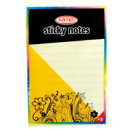 Block Notas Adhesivas Amarillo 100hjs Artel