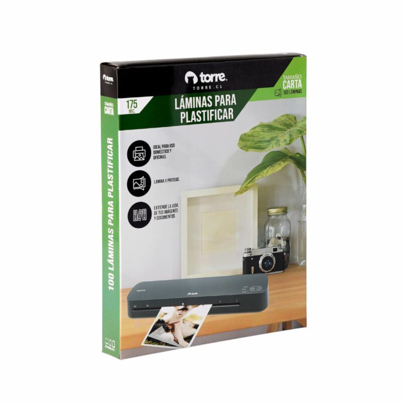 Caja 100 termoláminas Carta 175micrones