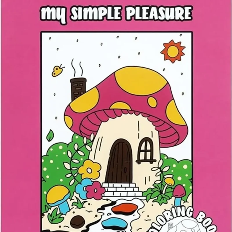 Libro para Colorear doble cara My Simple Pleasure Ohuhu
