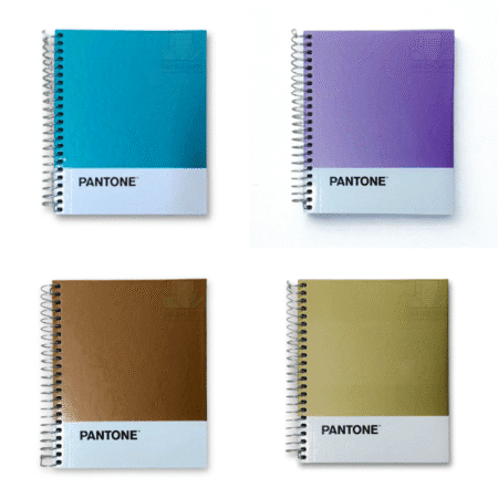 Cuaderno Pocket Colores Metalizados Pantone