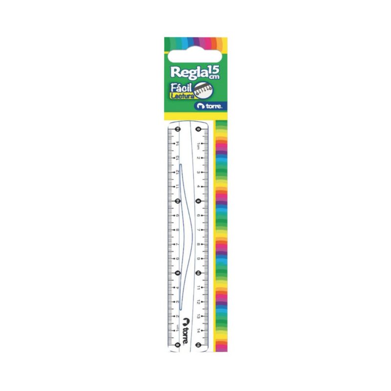 Regla 15cm Plástica Torre